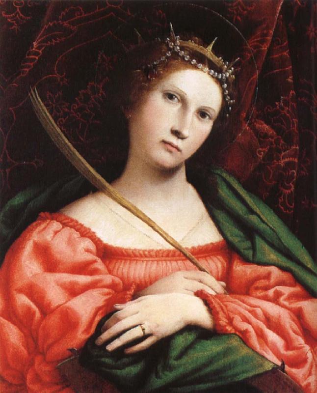 Lorenzo Lotto Sta Katarina oil painting image